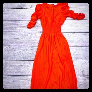 H&M red dress long